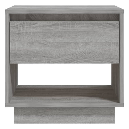 Mesita De Noche Madera De Ingeniería Gris Sonoma 45x34x44 Cm_3