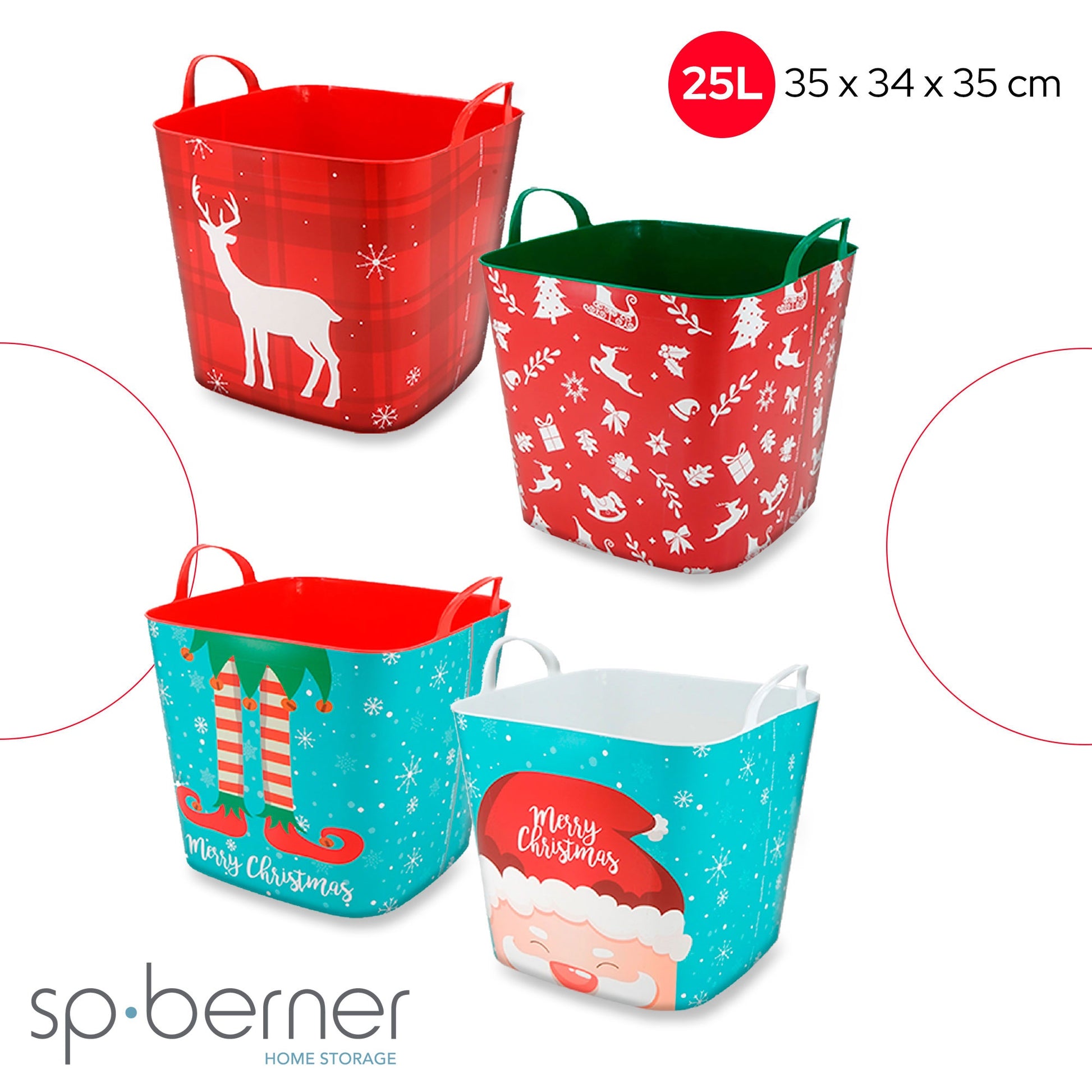 Life Story Cesto 25l Iml Santa Claus Xmas_2
