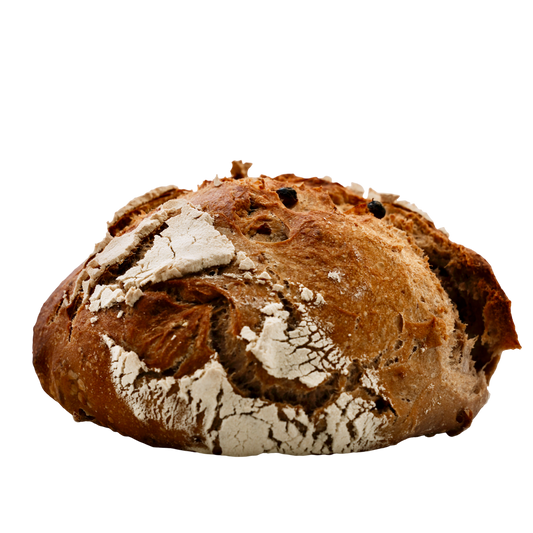 Pan ecológico con pasas, nueces y vino tinto ecológico 600 g_0