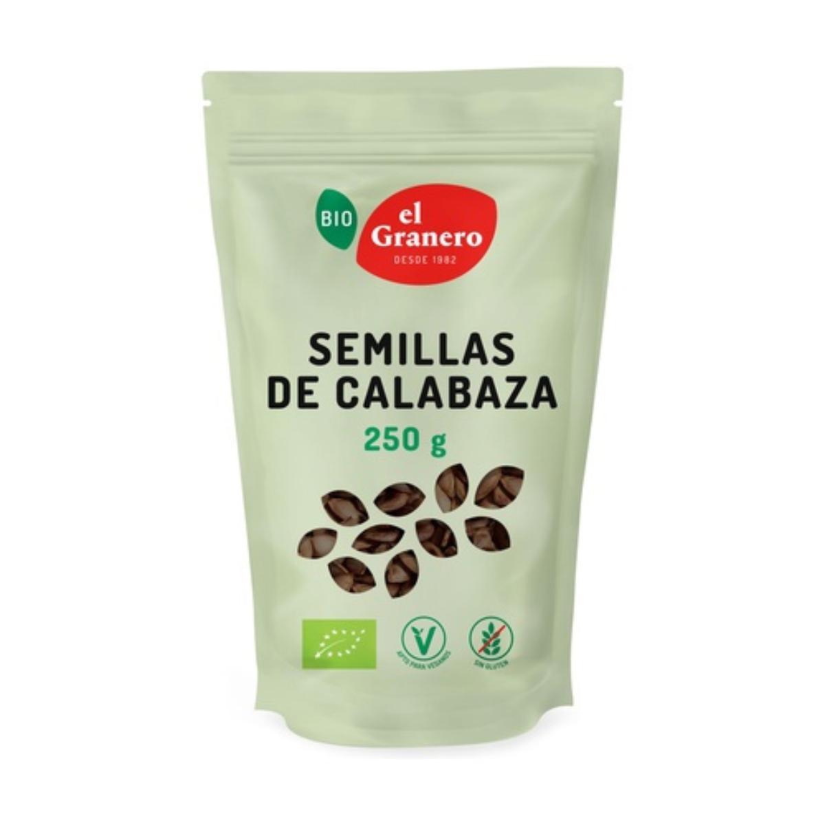 Sementes de Abóbora Biológicas El Granero 450 gr