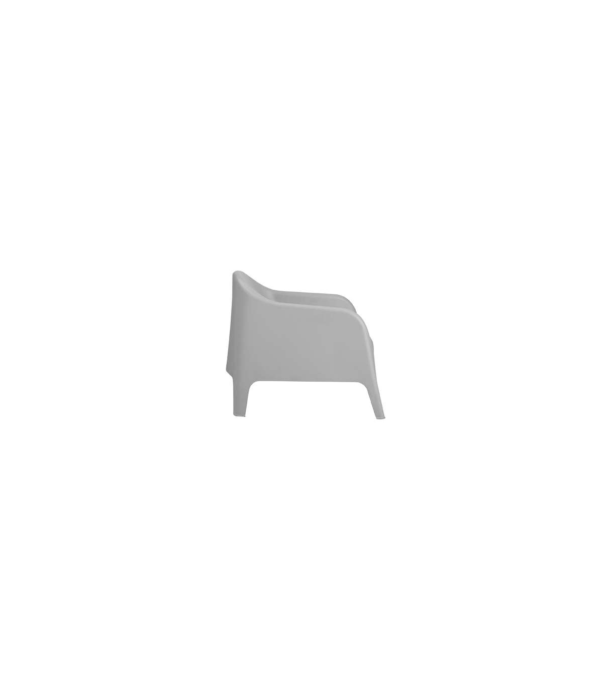 Pack De 2 Sillones Jardín Pool Acabado Polipropileno Gris, 70cm(alto) 76cm(ancho) 72cm(fo_2