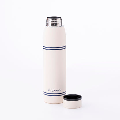 Botella De Agua 750ml En Acero Inoxidable Blanco El Ganso_5