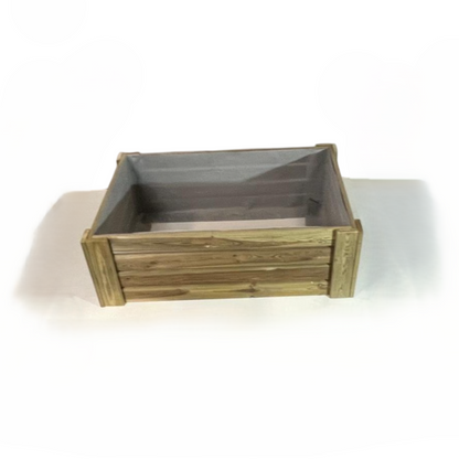 Cajón De Cultivo Natura. Altura De 40 Cm. Sin Base. Vidahuerto 120x80x40 Cm._4