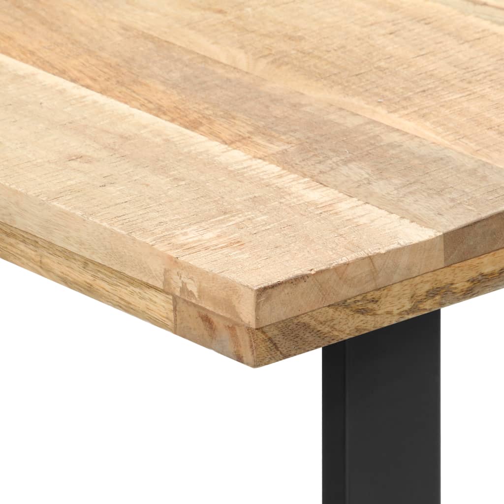 Mesa De Comedor De Madera Maciza De Mango 180x90x76 Cm_2