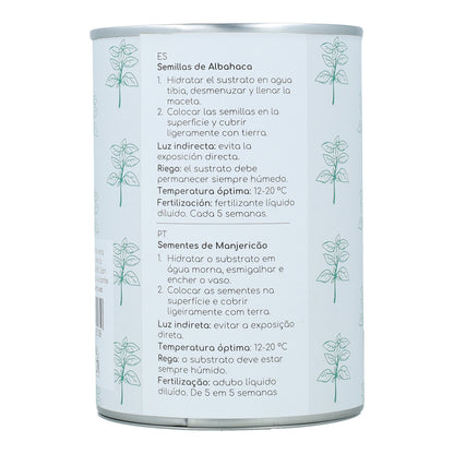 Kit de cultivo aromáticas Albahaca Planeta Huerto