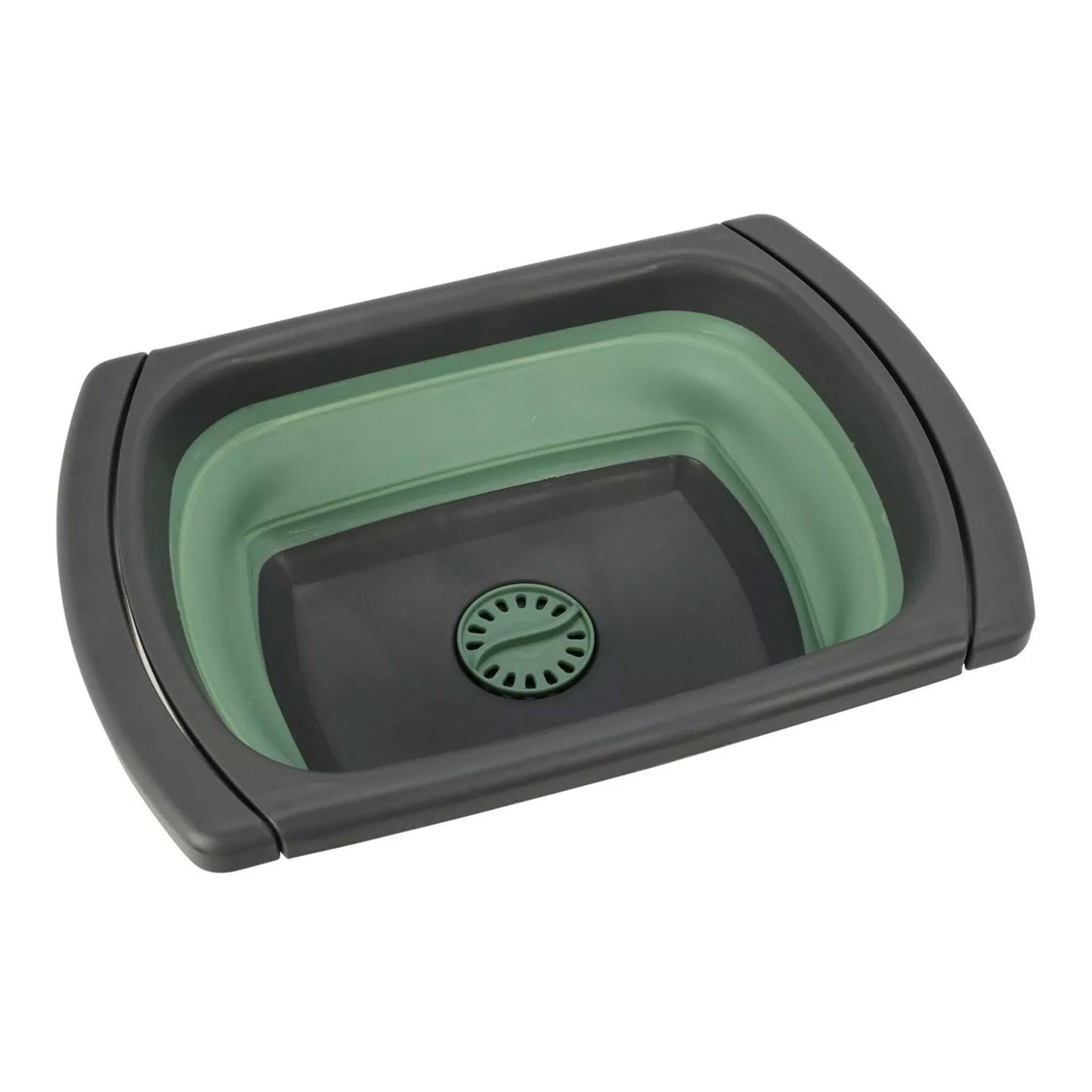 Well Home Cesta Lavavajillas Plegable En Color Verde Y Gris_2
