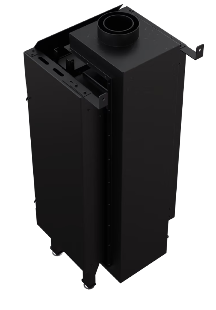 Bricosol Chimenea De Gas Kratki Leo 68 Afrontar Propano ∅ 100/150 3,8 Kw_3