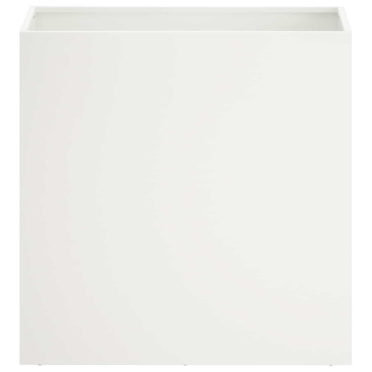 Macetero De Jardín Blanco 50 X 30 X 50 Cm_2