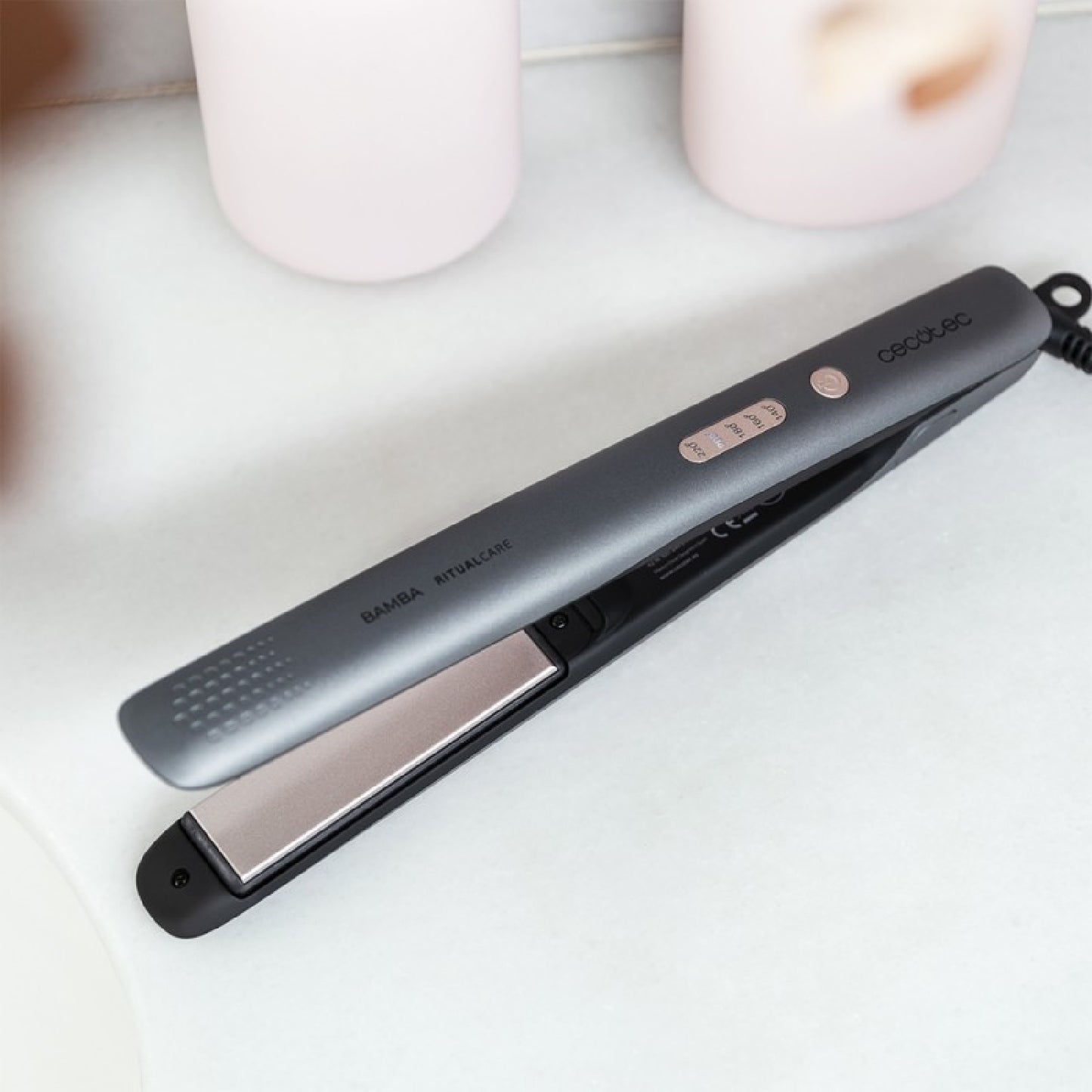 Cecotec Plancha De Pelo Estrecha Con Cable Ritualcare 890 Titanium_1