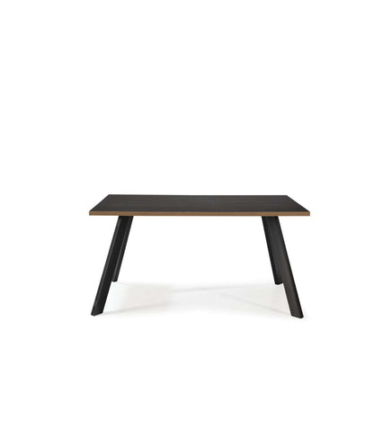 Mesa Comedor Rectangular Duna Acabado Bocamina/nogal, 78.5cm(alto) 160cm(ancho) 90cm(largo_0