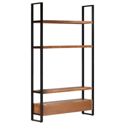 Aparador De Madera Maciza De Acacia 118x30x200 Cm_3