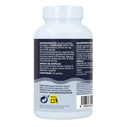DHA 1000 mg Planet Garden 60 pérolas