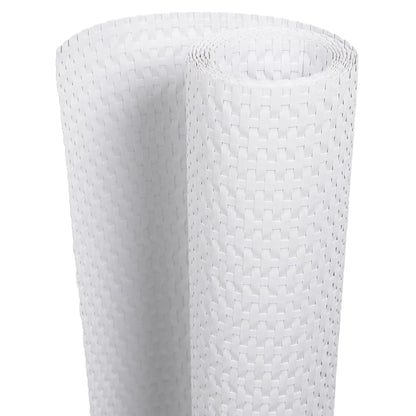 Toldo Para Balcón Ratán Sintético Blanco 400x80 Cm / Vetonek_3