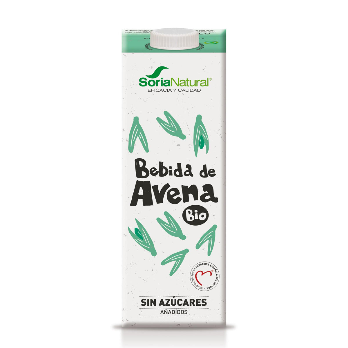Embalagem de 6 x Bebida de Aveia Biológica Soria Natural 1L