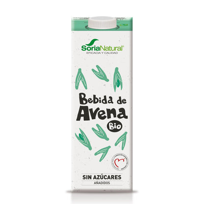 Embalagem de 6 x Bebida de Aveia Biológica Soria Natural 1L