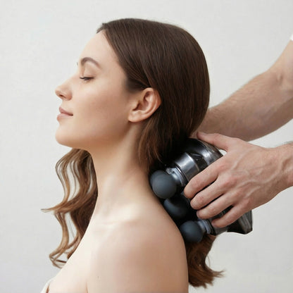 Cofre De Recuperación Muscular – Pistola De Masaje + Rodillo Muscular + Pack De Gel Caliente/frío Antidolor_1