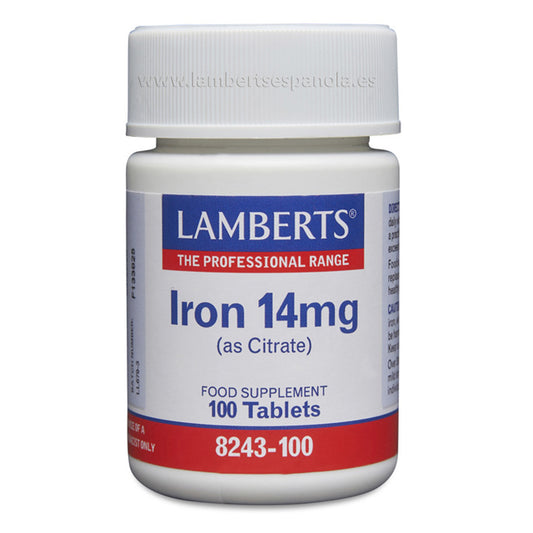 Ferro 14 mg Lambert 100 comprimidos