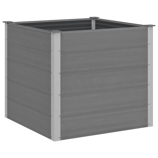 Arriate De Wpc Gris 100x100x91 Cm_0