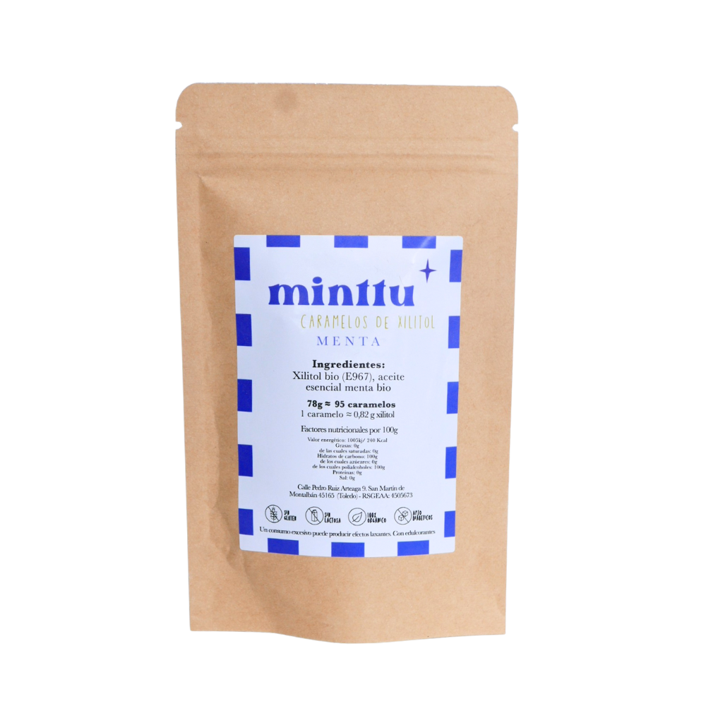 Caramelos De Xilitol Sin Azucár · Pack Mensual – 3 X Menta Grande_1