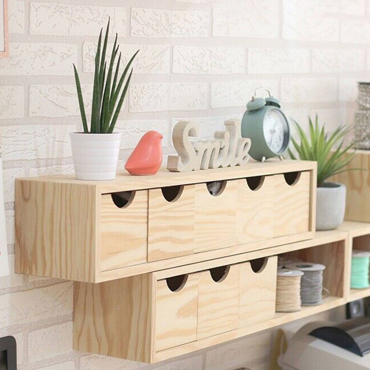 Well Home - Miniblock 5 Cajones En Madera De Pino_2
