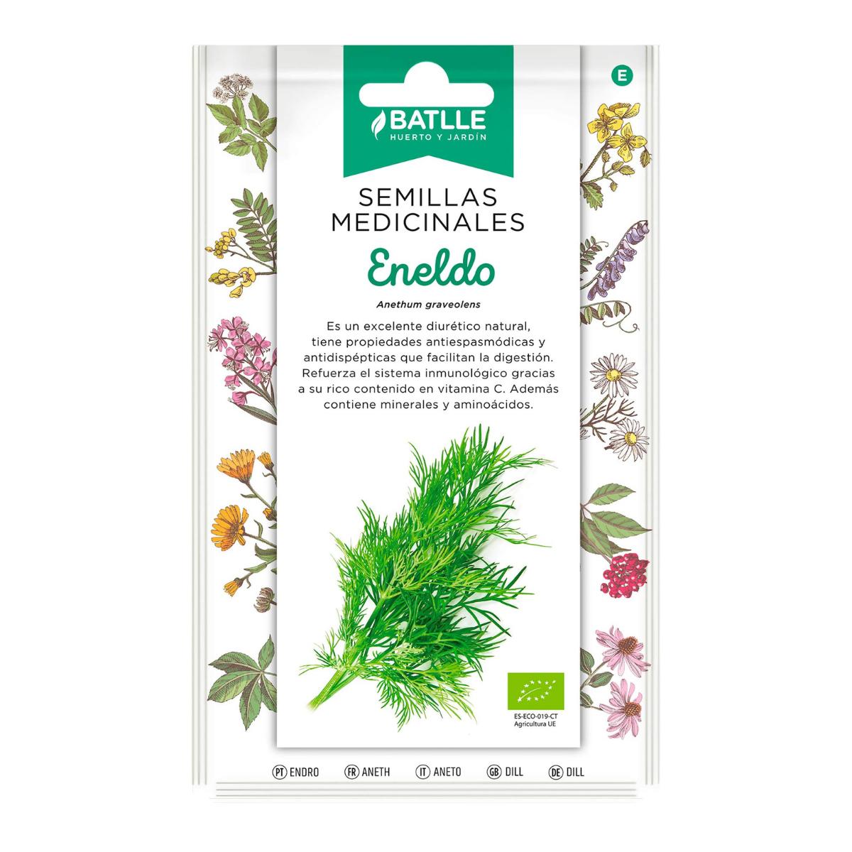 Sementes medicinais biológicas de Eneldo Batlle