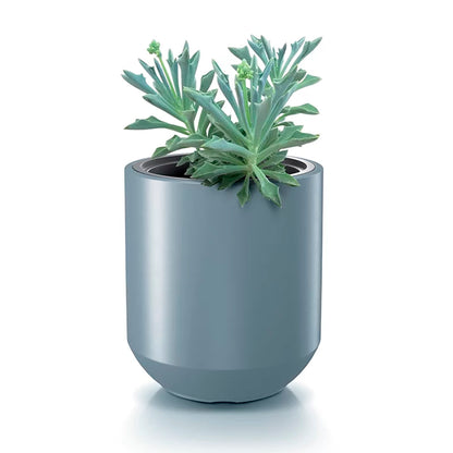 Maceta Heos 46l., Con Depósito, Dimensiones (mm) 390x390x440, Color Gris Claro_4
