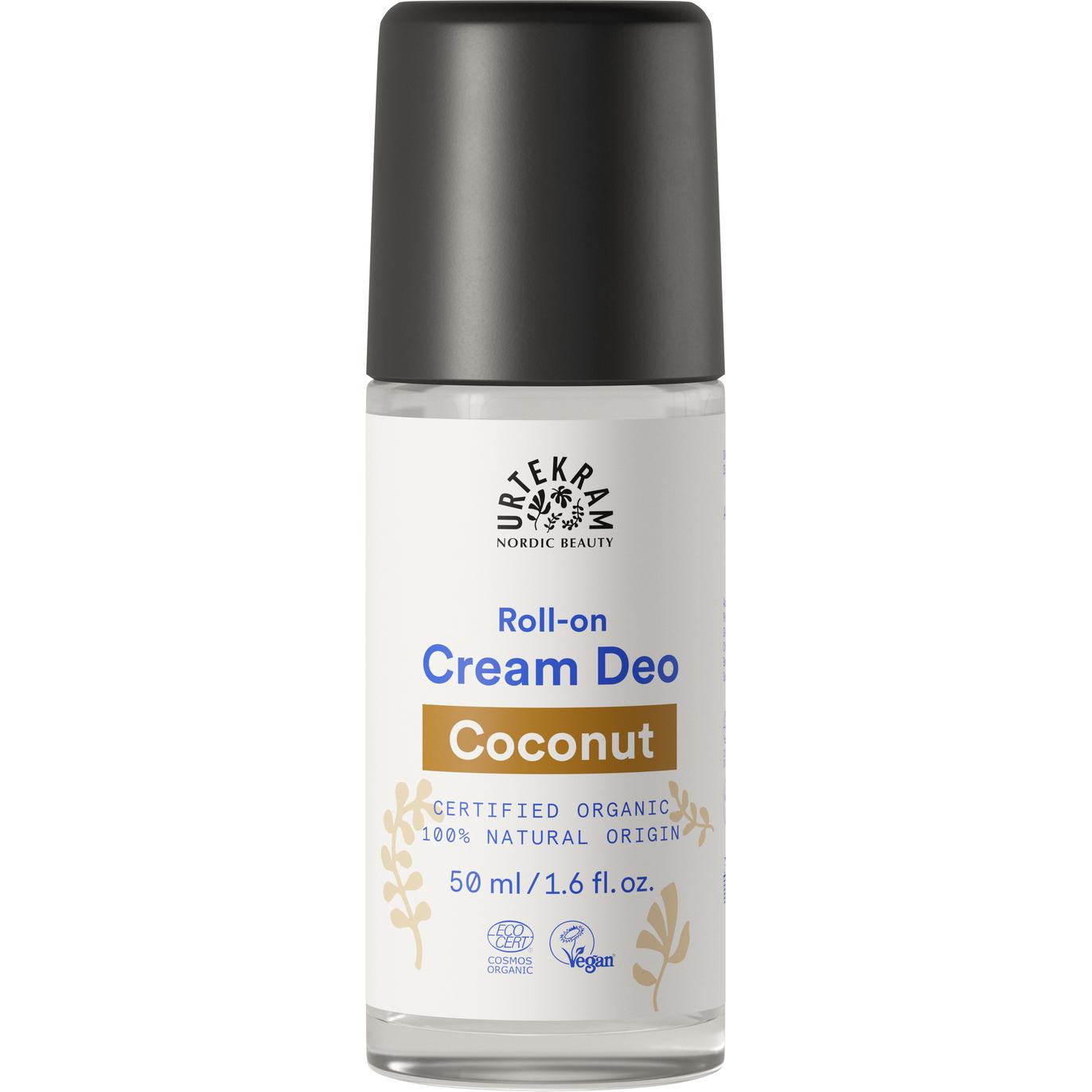 Desodorizante roll-on de coco Urtekram 50 ml