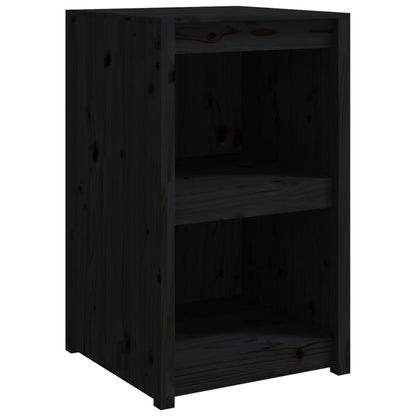 Mueble De Cocina Exterior Madera Maciza Pino Negro 55x55x92 Cm_1