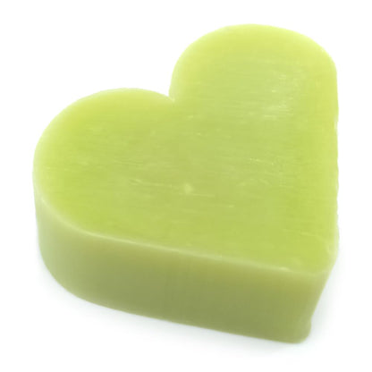 12 Jabones Aromáticos Con Forma De Corazón - Detalle Para Invitados De Eventos. Jabón Glicerina Aroma Té Verde_1
