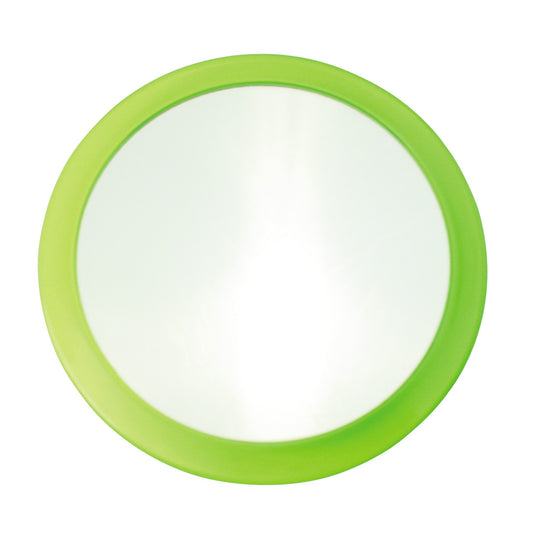 Espejo De Aumento X3 Msv De Metal Con Ventosa Ø15 Cm En Color Verde_0