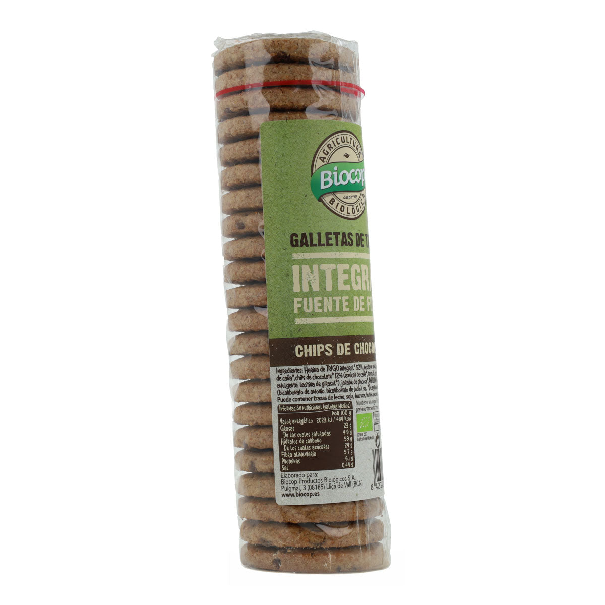 Biocop Bolachas integrais com pepitas de chocolate 250 g