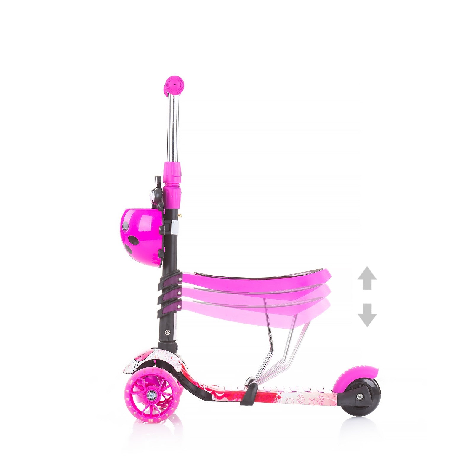 Patinete Infantil Con Manillar Parental Kiddy Evo Lollipop_2