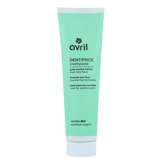 Pasta de dentes sem flúor Avril Mint, 100 ml
