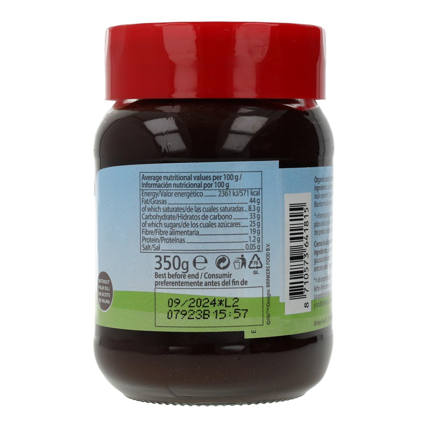 Creme de Alfarroba Nuscarobe 350 g