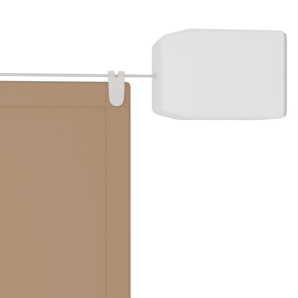Vidaxl Toldo Vertical Tela Oxford Gris Taupé 60x800 Cm_3