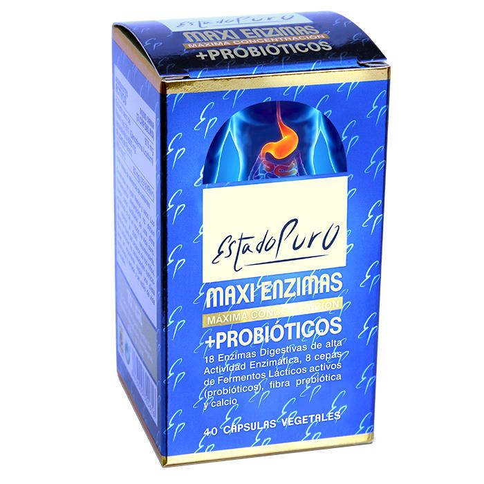 Pure State Maxi Enzimas com Probióticos Tongil 40 Cápsulas Vegetarianas