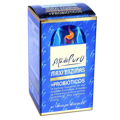 Pure State Maxi Enzimas com Probióticos Tongil 40 Cápsulas Vegetarianas