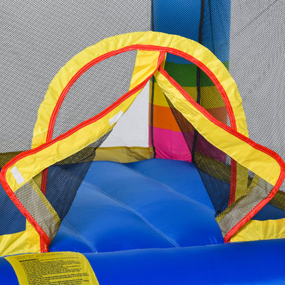 Outsunny Castillo Hinchable Con Cama De Salto Y Piscina Para Niños 280x170x155cm_3