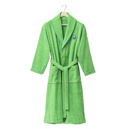Albornoz L/xl 360gsm 100% Algodón Verde Rainbow