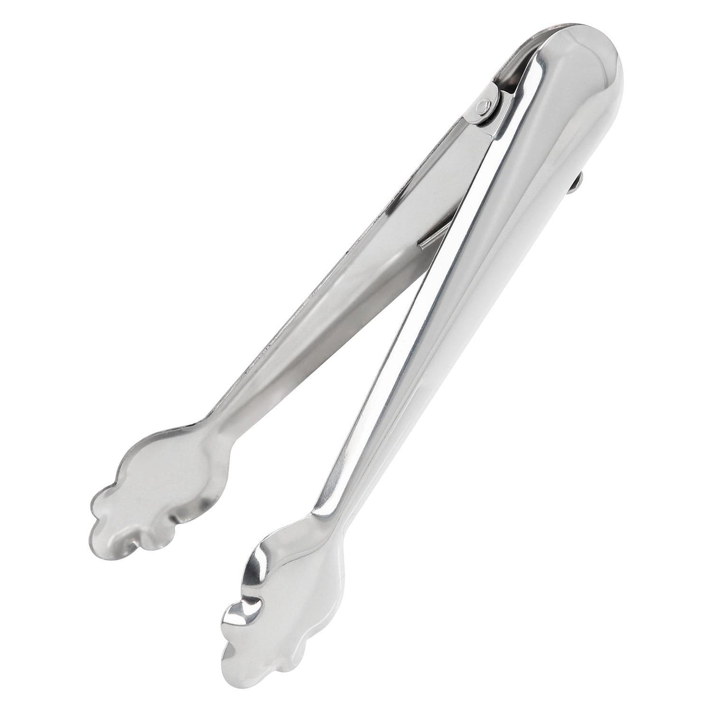 Pinzas Para Hielo De Acero Inoxidable Con Muelle De Apertura Automatica. Longitud 19 Cm._0