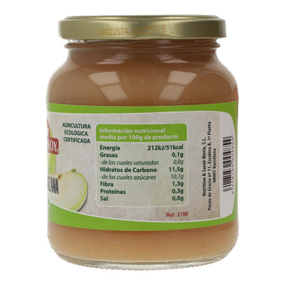 Compota de Maçã Biológica, 370 ml. Natursoy