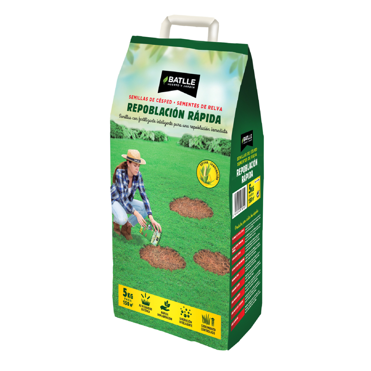 Sementes de gramíneas de repovoamento rápido Batlle 1 kg