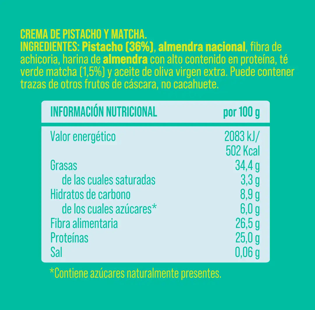 Crema de pistacho y matxa The Nut Club 200g_1