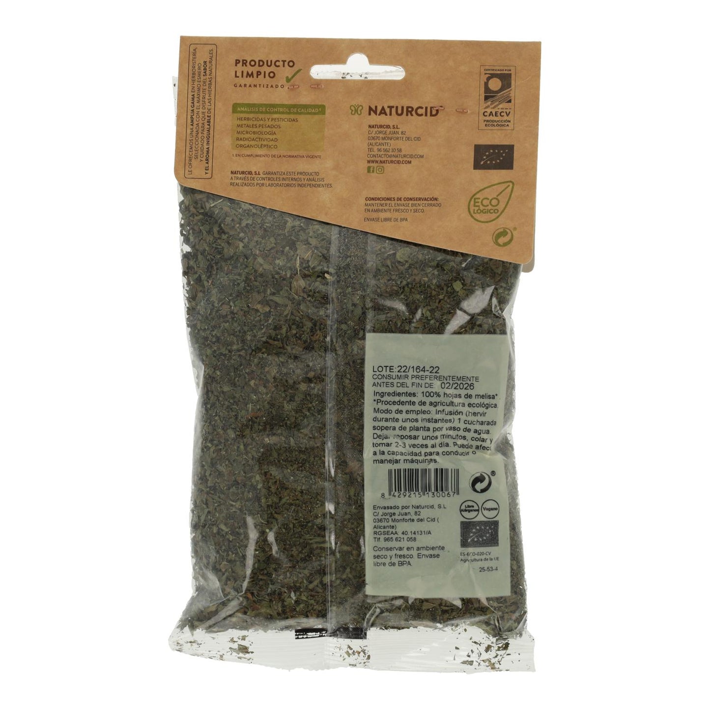 Melissa Eco Naturcid 30 Gr