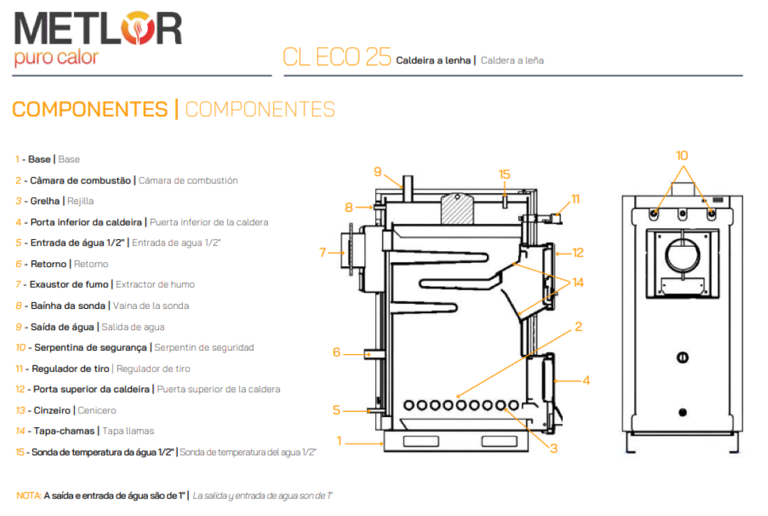 Calderas De Leña Metlor Modelo Cl Eco 25_3