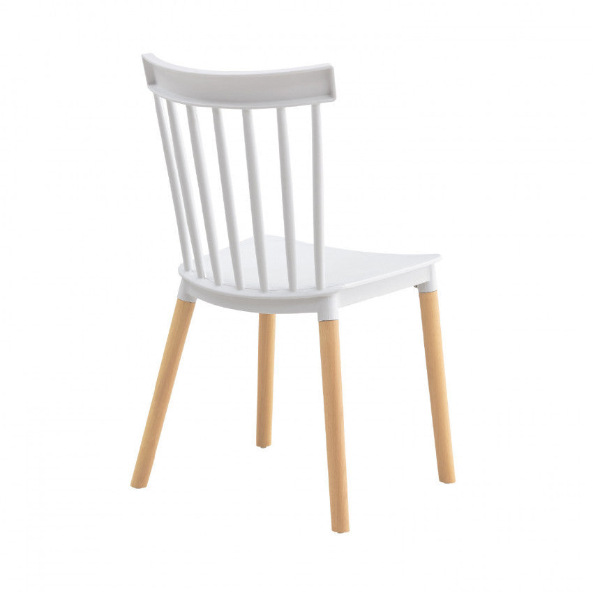 Silla De Comedor Valencia Blanco 44x52.5x81.5cm Thinia Home_3