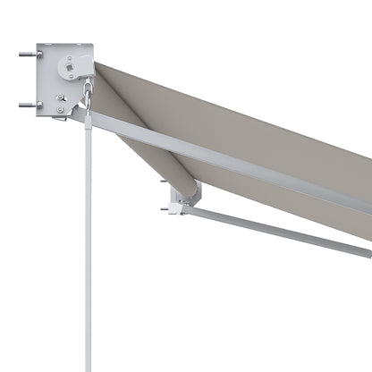 Outsunny Toldo Manual Retráctil Con Manivela 200x250 Cm Protección Solar Uv50+_4