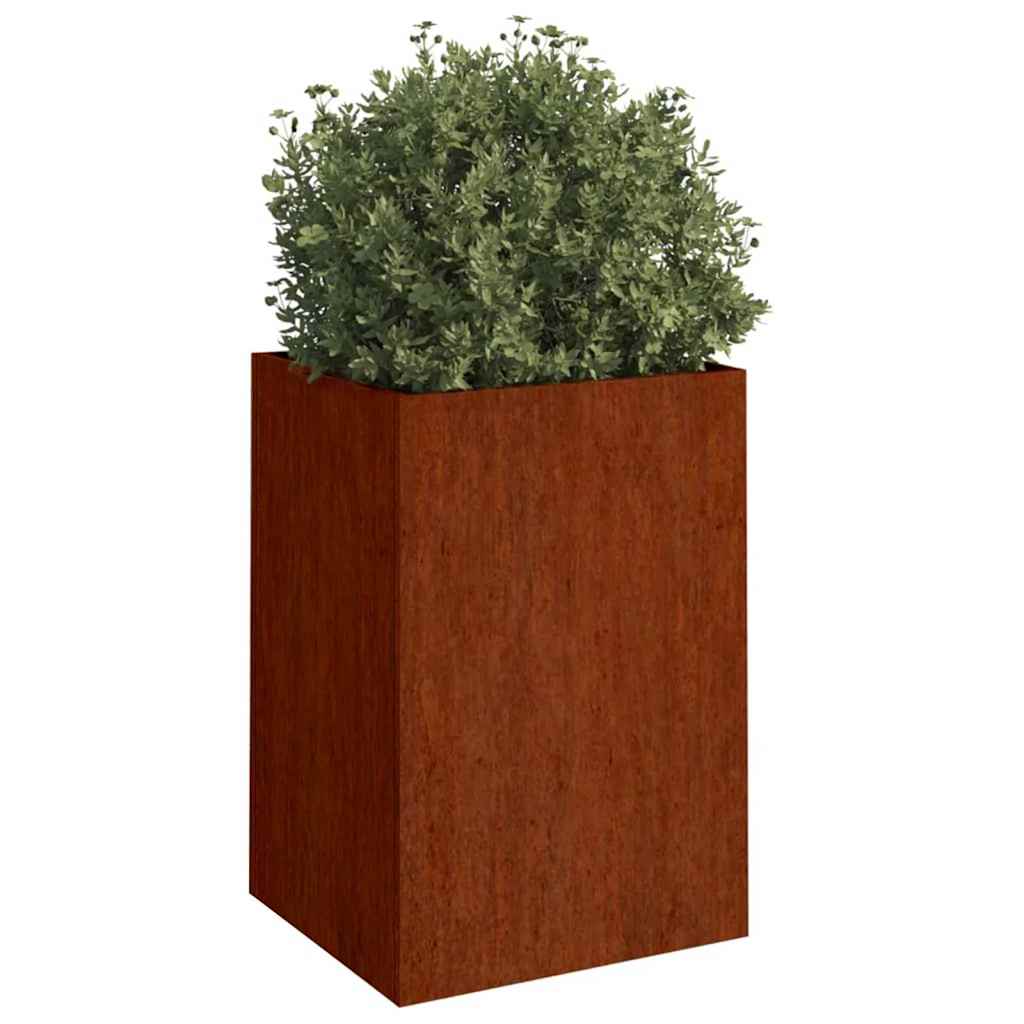 Jardinera De Acero Corten 52x48x75 Cm_2