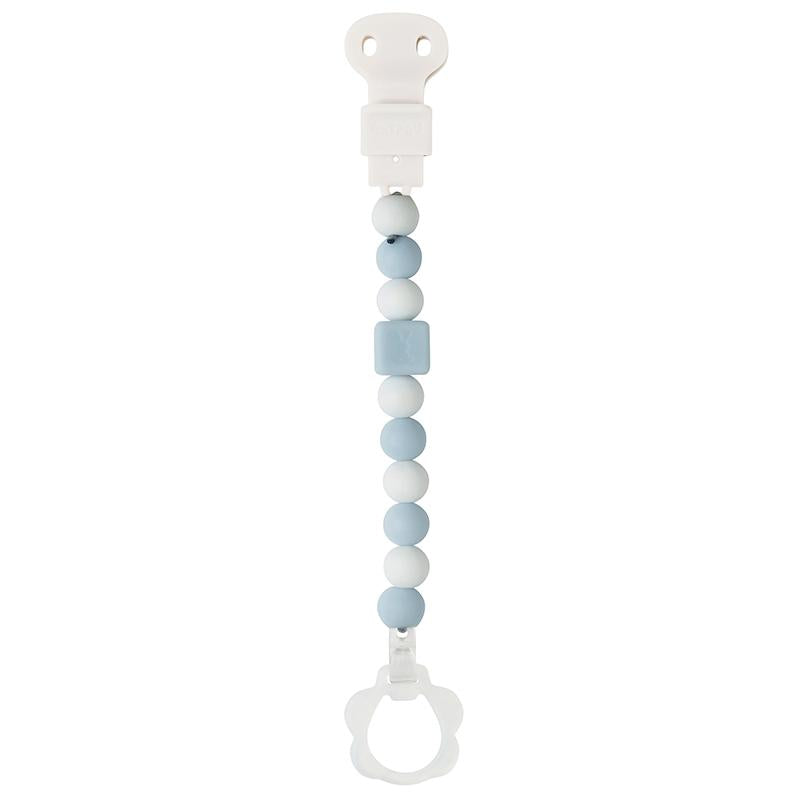 Prendedor de chupeta (com prendedor de chupeta) Doukidou Rosa-Branco