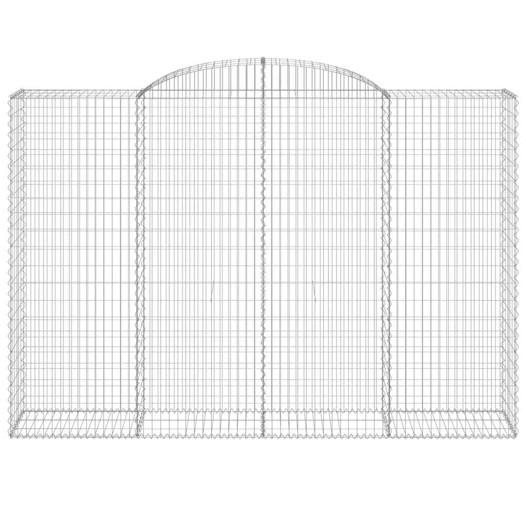 Cestas De Gaviones 12 Uds Forma De Arco Hierro 300x50x200/220cm_3